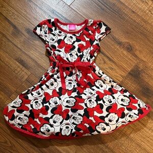 Disney Minnie Mouse Dress - Red, White, and Black